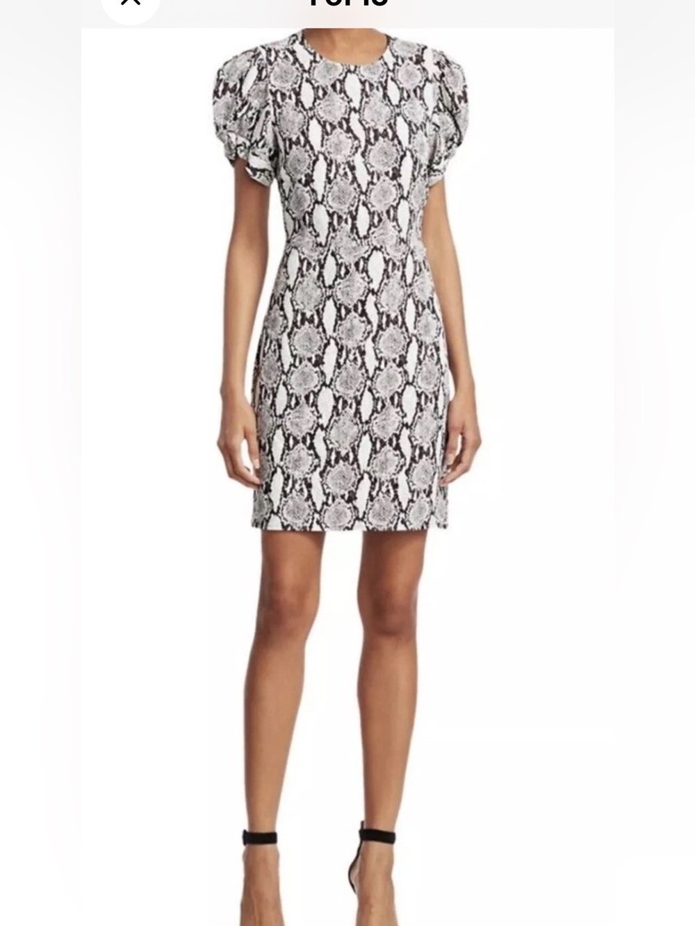 ALC Brinley puff sleeve dress